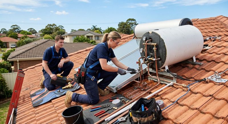 Solar Water Heater Repair project example